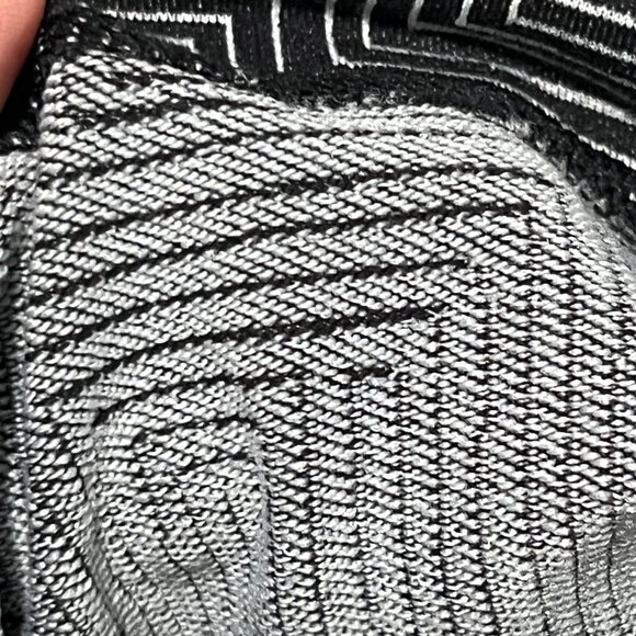 Lululemon Womens Wunder Under Crop III Jaquard Leggings Sz 10 Black Gym Fitness - Picture 4 of 6